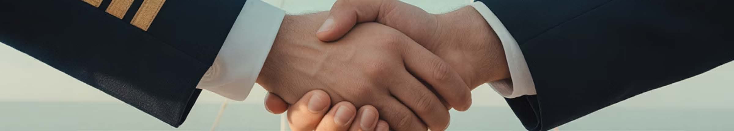 Business handshake